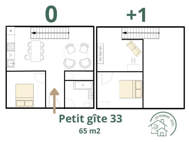 Les Regniers - 2 Gites Voisins Pour Familles Et Groupes Eynesse Eksteriør billede